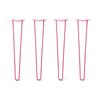 DIY Hairpin Legs Hairpin Legs 28" / Fuchsia / 3/8" Hairpin Legs Set of 4, 2-Rod Design - Fuchsia Powder Coated Finish