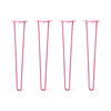 DIY Hairpin Legs Hairpin Legs 29" / Fuchsia / 3/8" Hairpin Legs Set of 4, 2-Rod Design - Fuchsia Powder Coated Finish