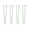 DIY Hairpin Legs Hairpin Legs 29" / Mint / 1/2" Hairpin Legs Set of 4, 2-Rod Design - Mint Powder Coated Finish