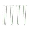 DIY Hairpin Legs Hairpin Legs 29" / Mint / 3/8" Hairpin Legs Set of 4, 2-Rod Design - Mint Powder Coated Finish