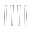 DIY Hairpin Legs Hairpin Legs 31" / Mint / 1/2" Hairpin Legs Set of 4, 2-Rod Design - Mint Powder Coated Finish