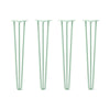 DIY Hairpin Legs Hairpin Legs 31" / Mint / 1/2" Hairpin Legs Set of 4, 3-Rod Design - Mint Powder Coated Finish