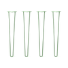 DIY Hairpin Legs Hairpin Legs 31" / Mint / 3/8" Hairpin Legs Set of 4, 2-Rod Design - Mint Powder Coated Finish
