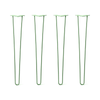 DIY Hairpin Legs Hairpin Legs 32" / Mint / 1/2" Hairpin Legs Set of 4, 2-Rod Design - Mint Powder Coated Finish