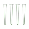DIY Hairpin Legs Hairpin Legs 32" / Mint / 3/8" Hairpin Legs Set of 4, 2-Rod Design - Mint Powder Coated Finish