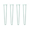 DIY Hairpin Legs Hairpin Legs 33" / Turquoise / 1/2" Hairpin Legs Set of 4, 2-Rod Design - Turquoise Powder Coated Finish