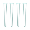DIY Hairpin Legs Hairpin Legs 35" / Turquoise / 3/8" Hairpin Legs Set of 4, 2-Rod Design - Turquoise Powder Coated Finish