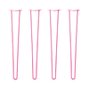 DIY Hairpin Legs Hairpin Legs 36" / Fuchsia / 3/8" Hairpin Legs Set of 4, 2-Rod Design - Fuchsia Powder Coated Finish