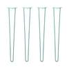 DIY Hairpin Legs Hairpin Legs 36" / Turquoise / 3/8" Hairpin Legs Set of 4, 2-Rod Design - Turquoise Powder Coated Finish