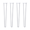DIY Hairpin Legs Hairpin Legs 37" / Grey / 3/8" Hairpin Legs Set of 4, 2-Rod Design - Grey Powder Coated Finish