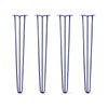 DIY Hairpin Legs Hairpin Legs 37" / Midnight Blue (Navy) / 3/8" Hairpin Legs Set of 4, 3-Rod Design - Midnight Blue (Navy) Powder Coated Finish