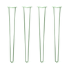 Hairpin Legs Set of 4, 2-Rod Design - Mint Powder Coated Finish
