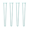 DIY Hairpin Legs Hairpin Legs 37" / Turquoise / 3/8" Hairpin Legs Set of 4, 2-Rod Design - Turquoise Powder Coated Finish