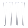 DIY Hairpin Legs Hairpin Legs 38" / Grey / 3/8" Hairpin Legs Set of 4, 2-Rod Design - Grey Powder Coated Finish