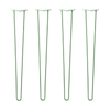 Hairpin Legs Set of 4, 2-Rod Design - Mint Powder Coated Finish