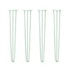 DIY Hairpin Legs Hairpin Legs 38" / Mint / 3/8" Hairpin Legs Set of 4, 3-Rod Design - Mint Powder Coated Finish