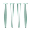 DIY Hairpin Legs Hairpin Legs 38" / Turquoise / 1/2" Hairpin Legs Set of 4, 3-Rod Design - Turquoise Powder Coated Finish