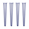 DIY Hairpin Legs Hairpin Legs 39" / Midnight Blue (Navy) / 1/2" Hairpin Legs Set of 4, 3-Rod Design - Midnight Blue (Navy) Powder Coated Finish