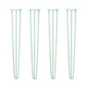 DIY Hairpin Legs Hairpin Legs 39" / Mint / 3/8" Hairpin Legs Set of 4, 3-Rod Design - Mint Powder Coated Finish
