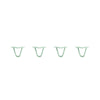 Hairpin Legs Set of 4, 2-Rod Design - Mint Powder Coated Finish