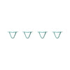 DIY Hairpin Legs Hairpin Legs 4" / Turquoise / 3/8" Hairpin Legs Set of 4, 2-Rod Design - Turquoise Powder Coated Finish