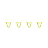 DIY Hairpin Legs Hairpin Legs 4" / Yellow / 1/2" Hairpin Legs Set of 4, 2-Rod Design - Yellow Powder Coated Finish