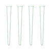 DIY Hairpin Legs Hairpin Legs 40" / Mint / 1/2" Hairpin Legs Set of 4, 2-Rod Design - Mint Powder Coated Finish