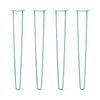 DIY Hairpin Legs Hairpin Legs 40" / Turquoise / 1/2" Hairpin Legs Set of 4, 2-Rod Design - Turquoise Powder Coated Finish