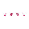 DIY Hairpin Legs Hairpin Legs 5" / Fuchsia / 1/2" Hairpin Legs Set of 4, 3-Rod Design - Fuchsia Powder Coated Finish