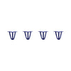 DIY Hairpin Legs Hairpin Legs 5" / Midnight Blue (Navy) / 1/2" Hairpin Legs Set of 4, 3-Rod Design - Midnight Blue (Navy) Powder Coated Finish