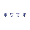 DIY Hairpin Legs Hairpin Legs 5" / Midnight Blue (Navy) / 3/8" Hairpin Legs Set of 4, 3-Rod Design - Midnight Blue (Navy) Powder Coated Finish