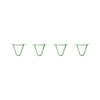 Hairpin Legs Set of 4, 2-Rod Design - Mint Powder Coated Finish