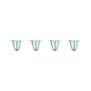 DIY Hairpin Legs Hairpin Legs 5" / Turquoise / 3/8" Hairpin Legs Set of 4, 3-Rod Design - Turquoise Powder Coated Finish