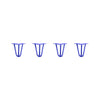 Hairpin Legs Set of 4, 3-Rod Design - Blue Powder Coated Finish