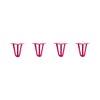DIY Hairpin Legs Hairpin Legs 6" / Fuchsia / 1/2" Hairpin Legs Set of 4, 3-Rod Design - Fuchsia Powder Coated Finish