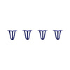 DIY Hairpin Legs Hairpin Legs 6" / Midnight Blue (Navy) / 1/2" Hairpin Legs Set of 4, 3-Rod Design - Midnight Blue (Navy) Powder Coated Finish