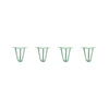 DIY Hairpin Legs Hairpin Legs 6" / Mint / 3/8" Hairpin Legs Set of 4, 3-Rod Design - Mint Powder Coated Finish