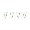 Hairpin Legs Set of 4, 2-Rod Design - Mint Powder Coated Finish