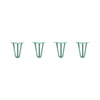 DIY Hairpin Legs Hairpin Legs 7" / Turquoise / 1/2" Hairpin Legs Set of 4, 3-Rod Design - Turquoise Powder Coated Finish