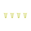 DIY Hairpin Legs Hairpin Legs 7" / Yellow / 3/8" Hairpin Legs Set of 4, 3-Rod Design - Yellow Powder Coated Finish