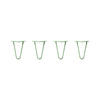 Hairpin Legs Set of 4, 2-Rod Design - Mint Powder Coated Finish