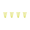 DIY Hairpin Legs Hairpin Legs 8" / Yellow / 1/2" Hairpin Legs Set of 4, 3-Rod Design - Yellow Powder Coated Finish