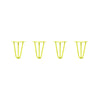 DIY Hairpin Legs Hairpin Legs 8" / Yellow / 3/8" Hairpin Legs Set of 4, 3-Rod Design - Yellow Powder Coated Finish