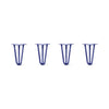 DIY Hairpin Legs Hairpin Legs 9" / Midnight Blue (Navy) / 1/2" Hairpin Legs Set of 4, 3-Rod Design - Midnight Blue (Navy) Powder Coated Finish