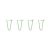 Hairpin Legs Set of 4, 2-Rod Design - Mint Powder Coated Finish