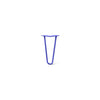 DIY Hairpin Legs Hairpin Legs Blue / 11" / 1/2" Hairpin Leg (Sold Separately), 2-Rod Design - Blue Powder Coated Finish