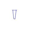 DIY Hairpin Legs Hairpin Legs Blue / 12" / 1/2" Hairpin Leg (Sold Separately), 2-Rod Design - Blue Powder Coated Finish