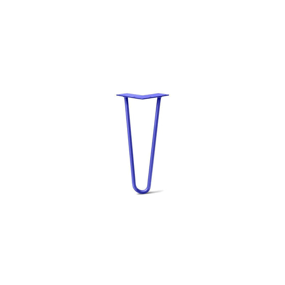 Hairpin Leg (Sold Separately), 2-Rod Design - Blue Powder Coated Finish