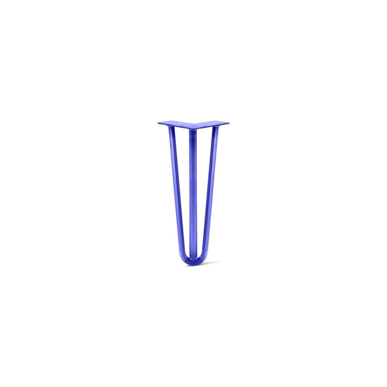 Hairpin Leg (Sold Separately), 3-Rod Design - Blue Powder Coated Finish