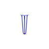 DIY Hairpin Legs Hairpin Legs Blue / 15" / 1/2" Hairpin Leg (Sold Separately), 3-Rod Design - Blue Powder Coated Finish